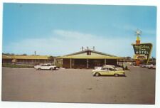 Topeka North KS Holiday Inn Hotel Old Cars Vintage Postcard Kansas picture