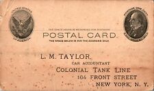1900s Boston and Maine Railroad Tank Car Accounting Postcard picture