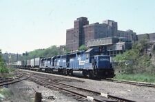 CONRAIL CR 3317 Railroad Train Locomotive Original 1982 Photo Slide picture