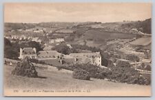 Morlaix France, Panorama of the City, Vintage Postcard picture