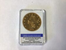 1871 24K GOLD PROOF LIBERTY HEAD DOUBLE EAGLE REPLICA (AMERICAN MINT) picture