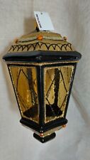Blown, Hand painted In Poland Glass Lantern Ornament 6.5