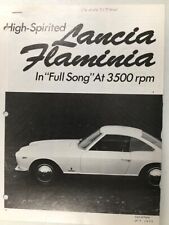 LLLArt77 Vintage Article Lancia Flamiinia Oct 1979 2 page picture