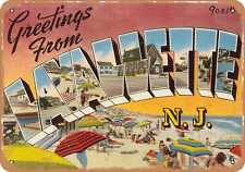 Metal Sign - New Jersey Postcard - Greetings from Lavallette, N. J. picture