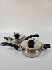 Lot of two Pro Health Ultra 19-97P Small skillet 1.5 quart skillet Preowned picture
