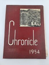 1954 Alliance High School Yearbook - Alliance, Ohio  The Chronicle 1954 picture