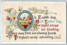 Norwich New York NY Postcard Easter Egg Daisy Flowers Winsch Back Embossed 1911 picture