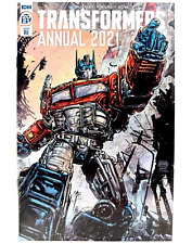 IDW TRANSFORMERS Annual (2021) #1 RI 1:10 VARIANT VF (8.0) Ships FREE picture