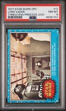 1977 O-Pee-Chee Star Wars #17 Lord Vader threatens Princess Leia PSA 8 picture