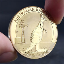 U.S.A Coin Britain Queen & Kangaroo Commemorative Challenge Coins Gold Plated picture