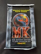 One Pack Of Mortal Kombat Kard Game 15-Card Expansion Red Border 1992 Brady picture