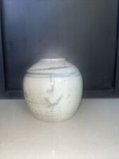 Vintage Green Ginger Jar Vase Urn Pot Without Lid Ceramic Pottery China picture