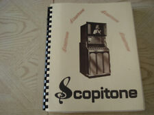 SCOPITONE MANUAL MODEL 450 & ST 36 TROUBLESHOOTING,SERVICE PARTS,TECH BULLETINS picture