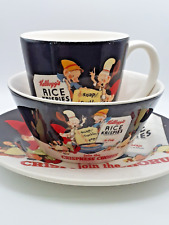 Vintage Style Kellogg's Snap Crackle & Pop Plate Bowl Mug Rice Krispies Set '06 picture