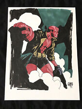 Original Art Piece Hellboy Colored Illustration by Jahnoy Lindsay 8