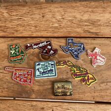 Lot Of 8 Magnets Collectible State & Travel Retro Refrigerator Rubber picture