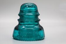 Hemingray Glass Insulator - No 40 - Green - Made in USA. Vintage insulator. picture