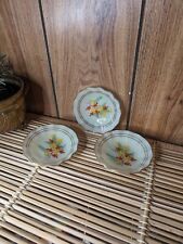 Three Vintage Mini Trinket Milk Glass Dishes 4.5