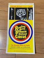 Authentic 1965 Ringling Brothers, and Barnum & Bailey Circus - Press Book picture