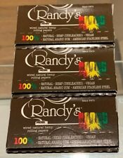 3X RANDY'S ROOTS WIRED ROLLING PAPERS CIGARETTE 24 LEAVES PER BOOK 3 PACKS picture