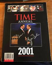 President George W Bush & Al Gore Signed Auto Autographed 2001 Time Magazine picture