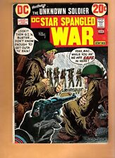 Unknown Soldier STAR SPANGLED WAR #166 vintage 1972 DC comic book VG/FINE picture