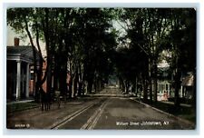 c1910's Winter Street Road View Horse Carriage Johnstown New York NY Postcard picture