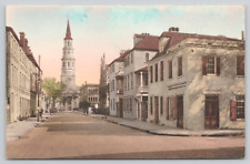 Postcard Charleston, South Carolina, Old Church St. South and St Phillips A365 picture