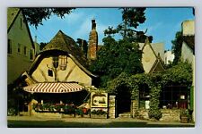 Carmel-by-the-Sea CA-California, Tuck Box Tea Room, Advertising Vintage Postcard picture