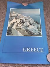 Greece Poster Vintage Festival Travel 1970s picture