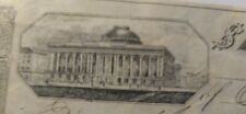 1852 Promissory Note/Check Joseph Miller New York $400 Nice Vignette Art picture