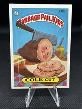 1986 Topps Garbage Pail Kids Original Series 6 GPK #232b Cole Cut picture
