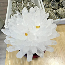 16.4lb Natural White Quartz Crystal Cluster Mineral Specimen Healing Decor+S picture