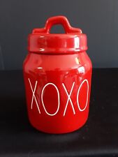 NWOT Rae Dunn Red XOXO Canister Valentine's Day picture