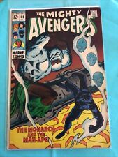Avengers #62 FN/VF 7.0, 1st Appearance Man-Ape; Black Panther, Hawkeye picture