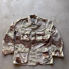 Military Shirt Medium Long Chocolate Chip Camo Combat Coat Desert Storm BDU picture