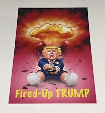 2024 GPK Inspired TRUMP Adam Bomb ACEO Fan Made Parody Card - FIRED UP TRUMP 🔥 picture