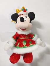 Tokyo Disneyland Electrical Parade Dreamlights 2016 Christmas Minnie Plush Badge picture