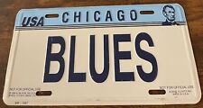 1994 Chicago Blues Booster License Plate Festival Musician House of Hockey Club picture