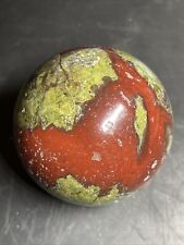 Large Dragon Bloodstone Sphere Orb Ball 60.1mm 342g picture