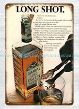 1967 Canadian Lord Calvert Whiskey Bar Pub Drink metal tin sign wall art design picture