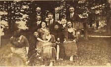 Haunted Antique Family Photo Overexposed Ghostly People Snapshot Vintage picture
