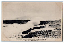 c1940's Surf at Rockport and Pigeon Cove Massachusetts MA Vintage Postcard picture