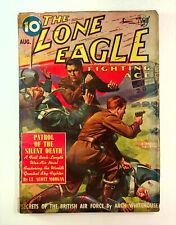 Lone Eagle Pulp Aug 1940 Vol. 21 #1 VG picture