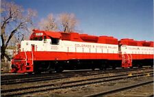 Train Colorado Wyoming RR GP 38-2 2001 Red White Paint Engine Car 1974 PUN.N83 picture
