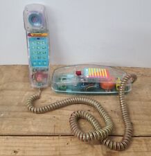 VTG 1980s Unisonic Model 6900 Clear See Through Telephone Push Button Touch Tone picture