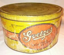 SAUSAGE Tin can goetzes Baltimore Md Vintage advertizing kitchen home decor picture