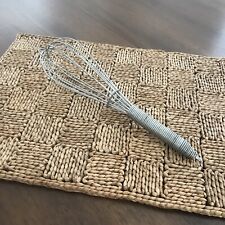 VINTAGE ALL METAL WIRE PRIMITIVE KITCHEN COOKING PRO WHISK FOR EGGS BATTER picture