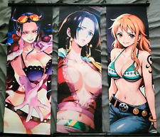 One Piece Rodin-Boa Hancock-Nami Wall Scroll Length 30 inches by Width 10 inches picture