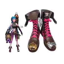 League of Legends Jinx Cosplay Shoes Boots Women LOL Stage Prop Cosplay Gift New picture